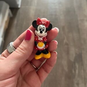 Vintage Rare Miniature Bone China Figure Minnie Mouse Figurine Disney